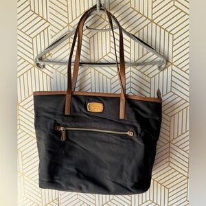 Michael Kors Black Nylon Tote Bag